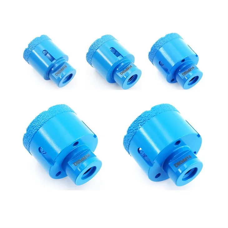 Diamond Core Drill Bit With Protective Stripes