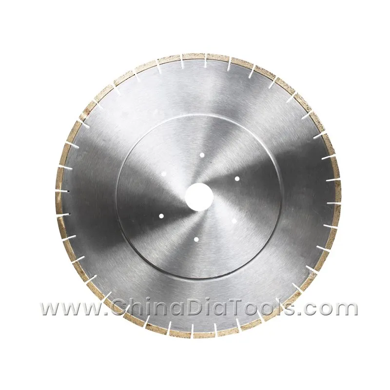 Horisontellt skärande diamantsågblad