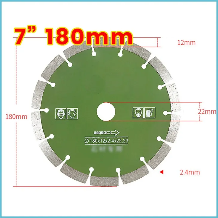 7 Inch Diamond Cutting Disc